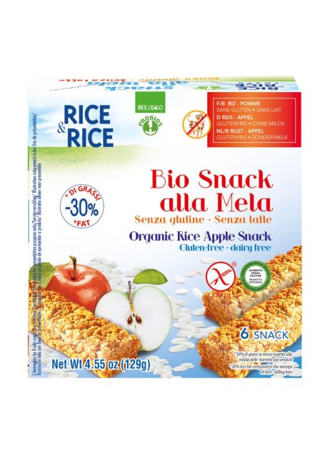 R&R Snack Riso Mela 6x21g