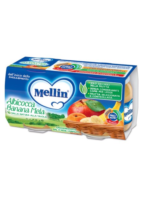 MELLIN OMOG ALB/BAN/MEL 2X100G