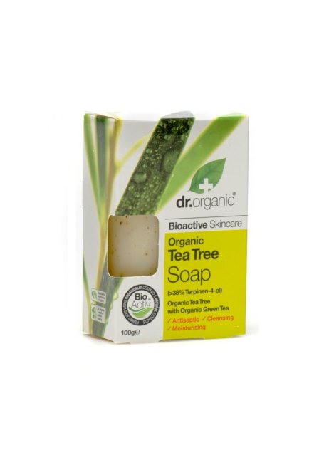 DR ORGANIC TEA TREE SOAP 100G