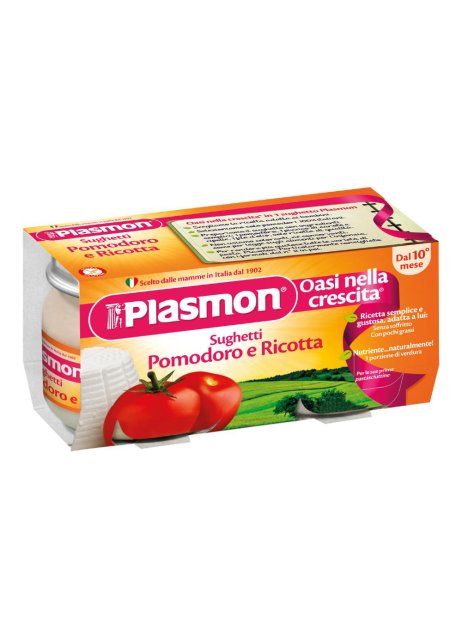 PLASMON SUGH POMOD+RICOT 2X80G