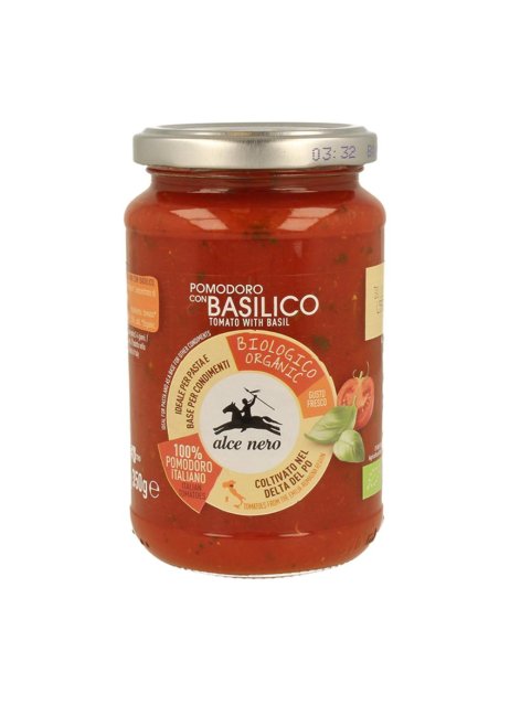 POMODORO C/BASILICO BIO350G ALCE