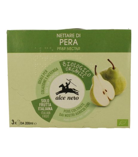 NETTARE PERA BIO 3X200ML ALCE