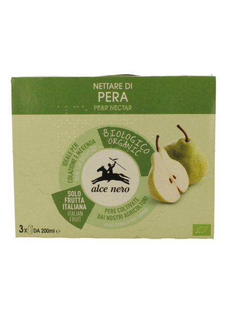 NETTARE PERA BIO 3X200ML ALCE