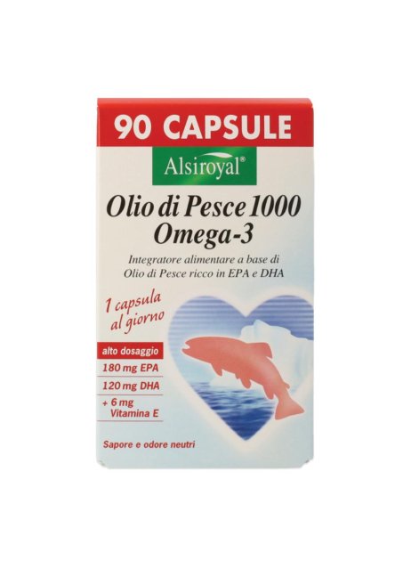 OLIO PESCE 1000 OMEGA3 90CPS