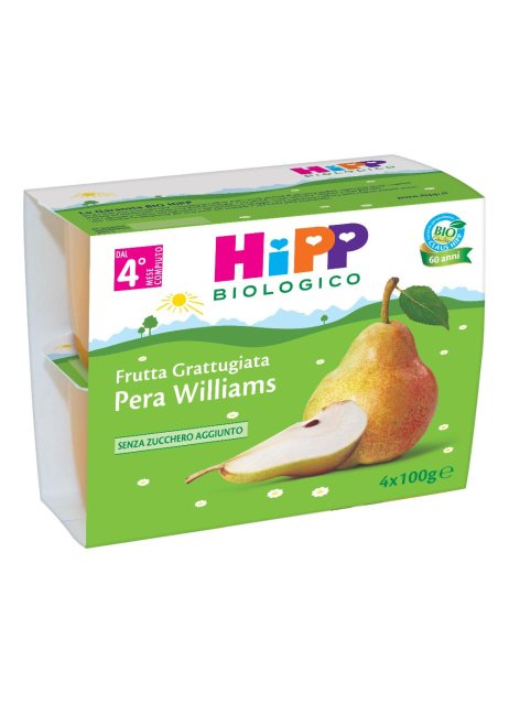 HIPP BIO FRU GRAT PERA 4X100G