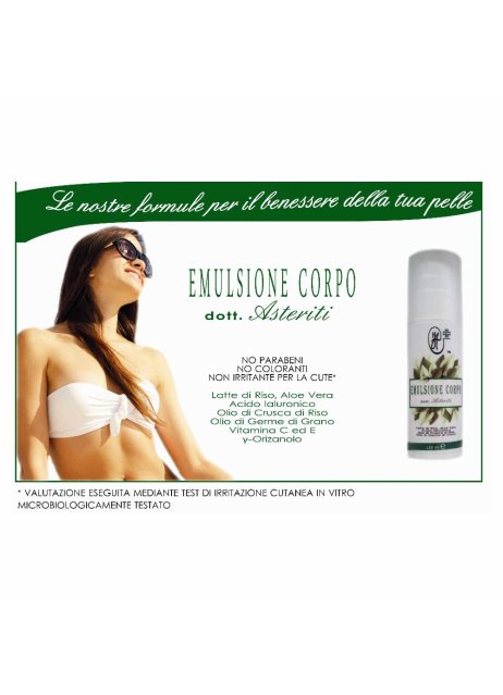 EMULSIONE CORPO DOTT ASTERITI