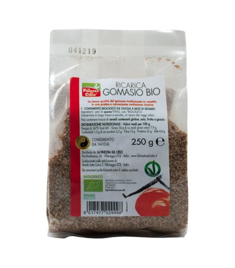 GOMASIO RICARICA 250G BIO