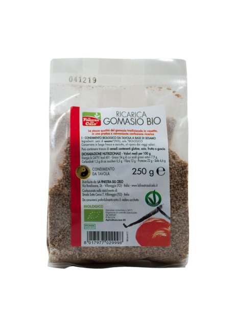 GOMASIO RICARICA 250G BIO