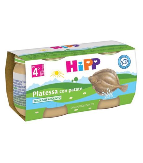 HIPP OMO PLATESSA PATATE 2X80G