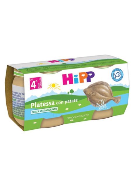 HIPP OMO PLATESSA PATATE 2X80G