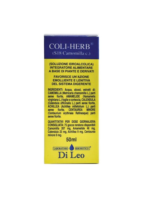 COLI-HERB S18 CAMOMILLA 50ML