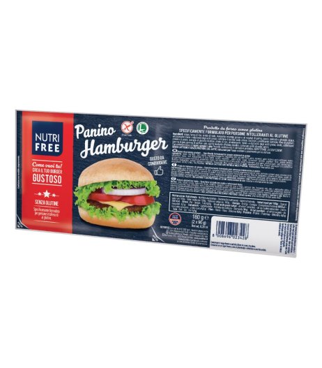 NUTRIFREE PANINO HAMBURGER 180G