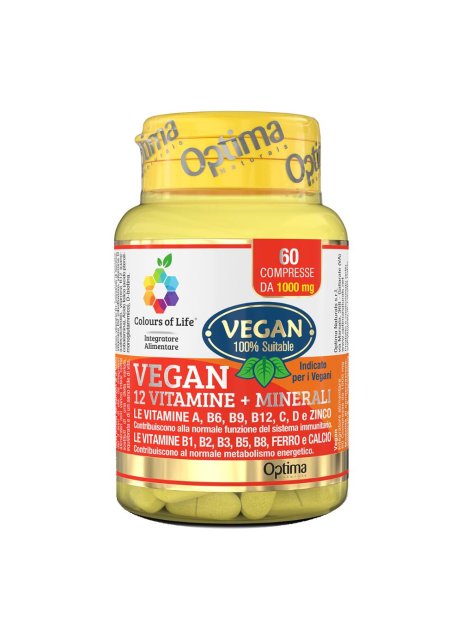 VEGAN 12 VIT+MIN 60CPR OPTIMA