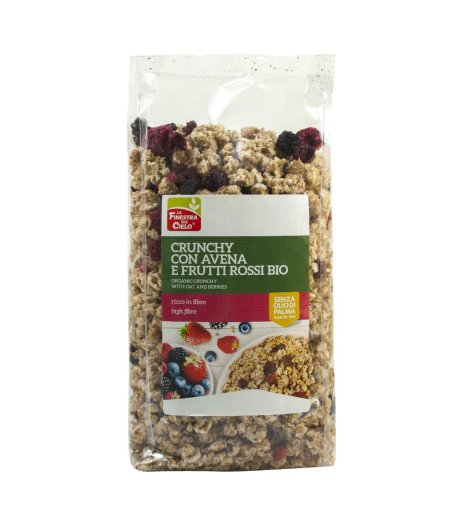 CRUNCHY AVENA FRUTTI ROSSI BIO