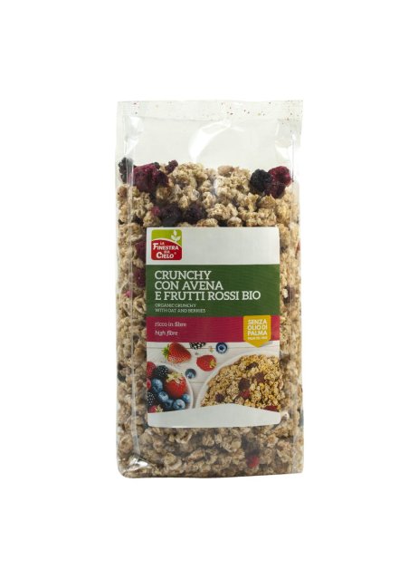 CRUNCHY AVENA FRUTTI ROSSI BIO