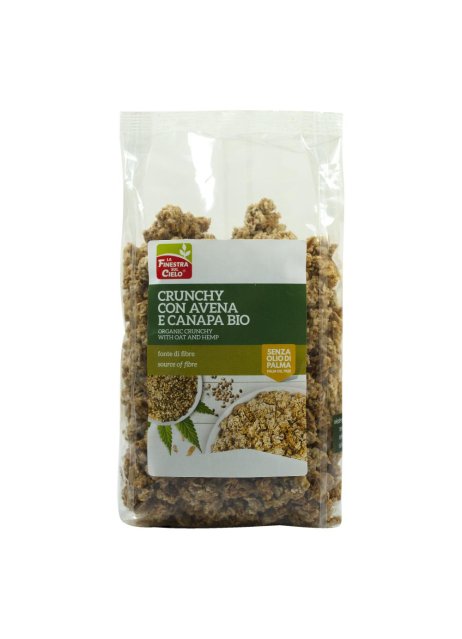 CRUNCHY AVENA CANAPA 375G BIO