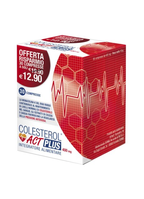 COLESTEROL ACT PLUS 30CPR