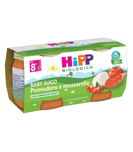 HIPP SUGO POMODORO MOZZAR 2X80