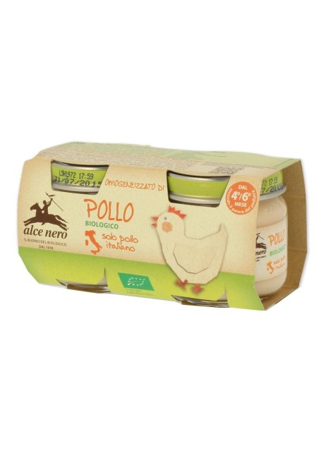 OMOGENEIZ POLLO BIO 2X80G ALCE