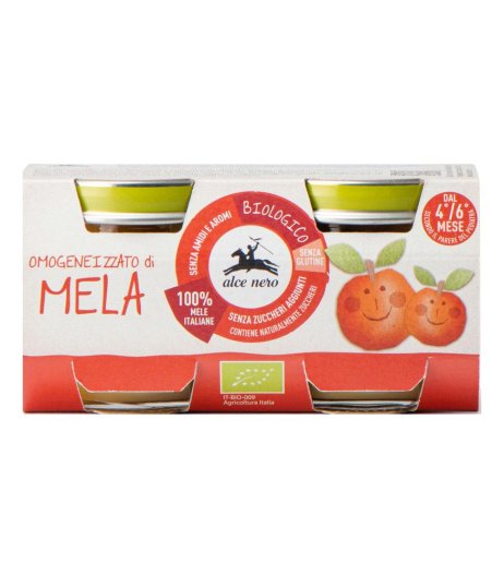 OMOGENEIZ MELA 2X80G ALCE