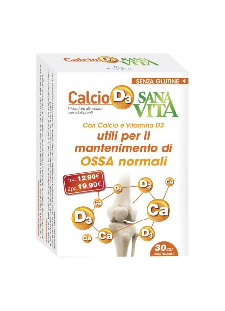 SANAVITA CALCIO VITD3 30CPR