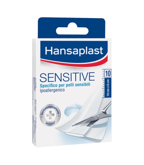 HANSAPLAST STRIS SENS 10X6CM 10P