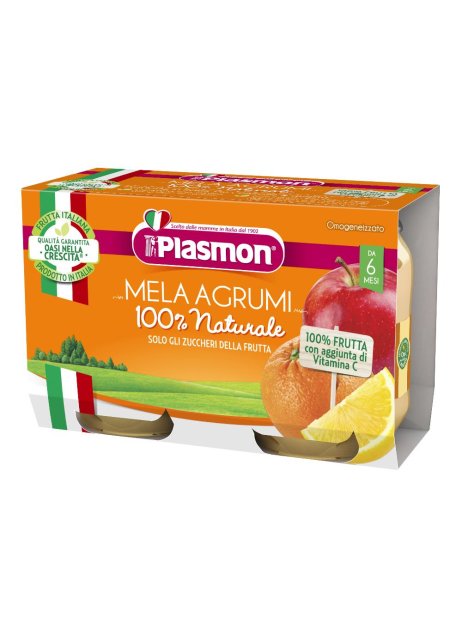 PLASMON OMOG MELA/AGRUMI2X104G