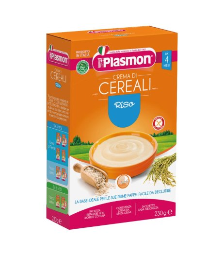 PLASMON CEREALI CREMA RISO 230G