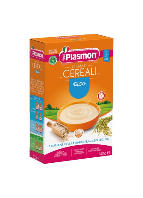 PLASMON CEREALI CREMA RISO 230G