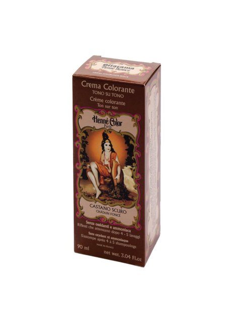 HENNE' CREMA CASTANO SCURO 90M