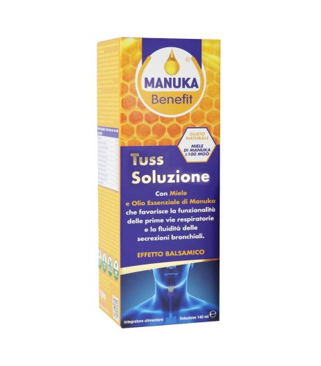 MANUKA BENEFIT TUSS SOL 140ML