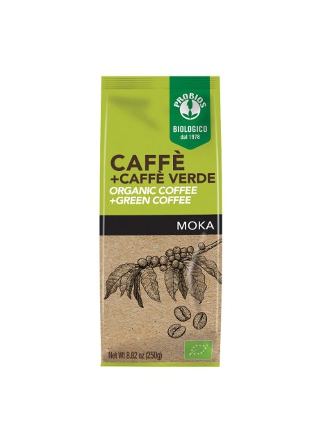 CAFFE' CON CAFFE' VERDE 250G