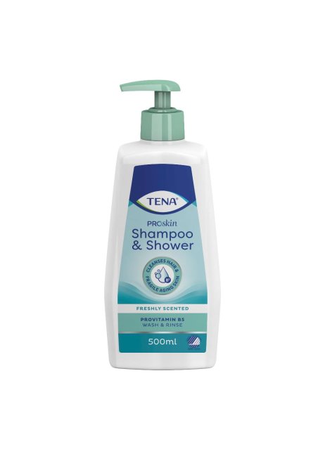 TENA SHAMPOO&SHOWER 500ML 1207