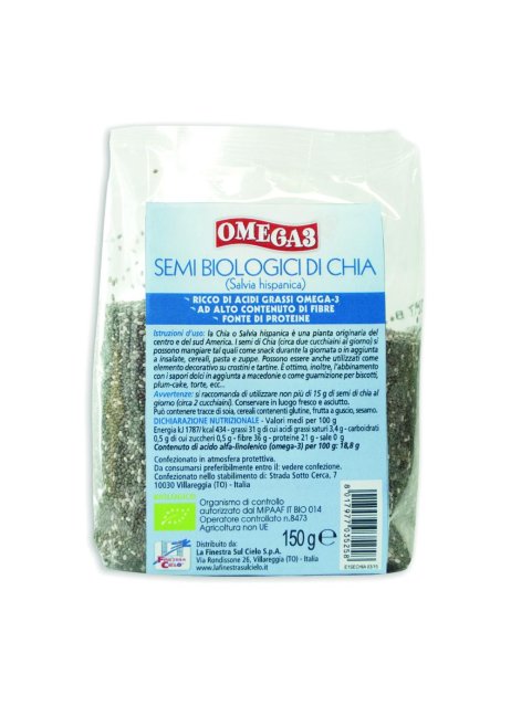 OMEGA 3 SEMI DI CHIA BIO 150G