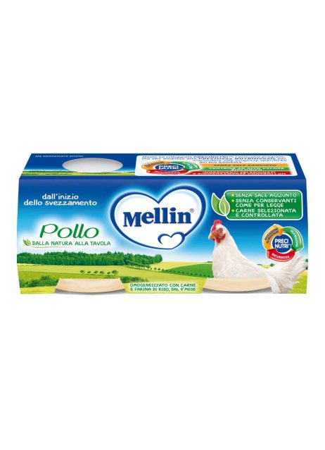 MELLIN OMOG POLLO 2X120G