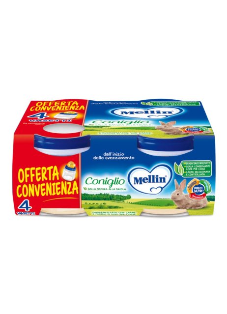 MELLIN OMOG CONIGLIO 4X80G