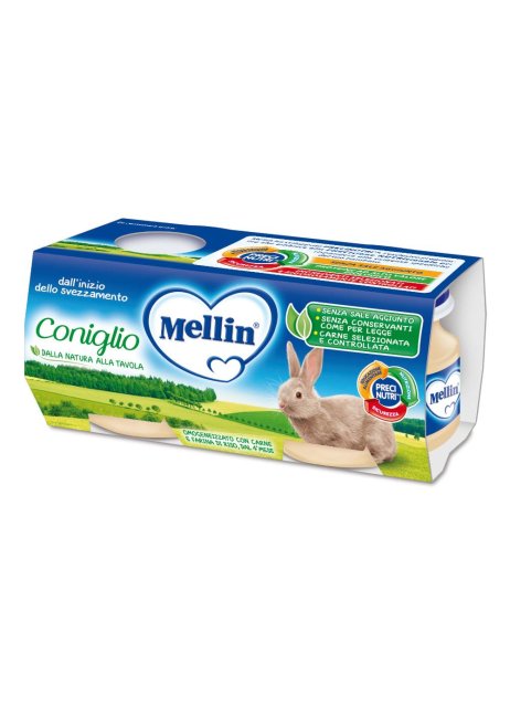 MELLIN OMOG CONIGLIO 2X80G