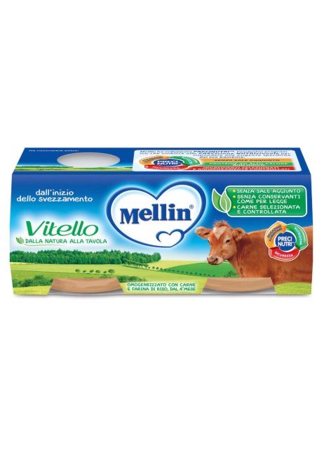 MELLIN OMOG VITELLO 2X80G