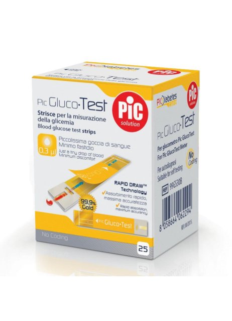 Pic Strisce Glucotest 25pz