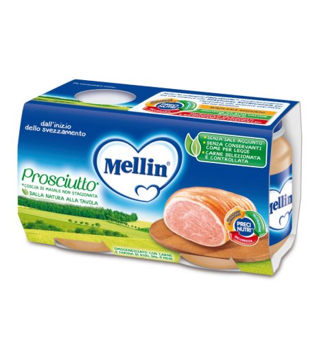 MELLIN OMOG PRCIUTTO 2X120G