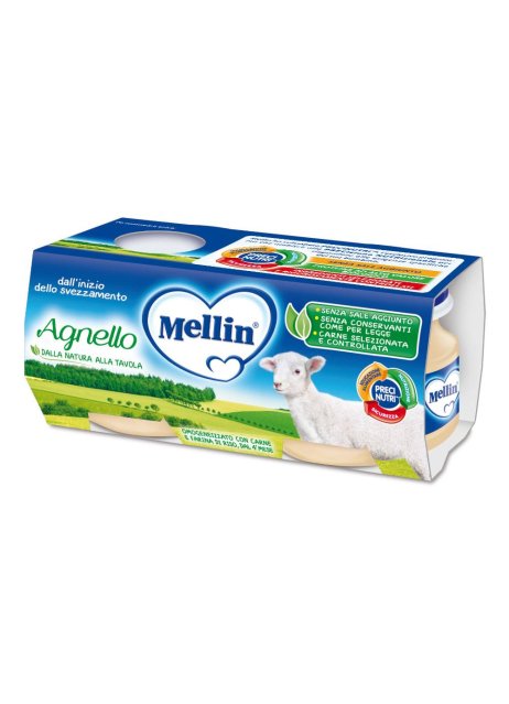 MELLIN-OMO.AGNELLO 2X80G