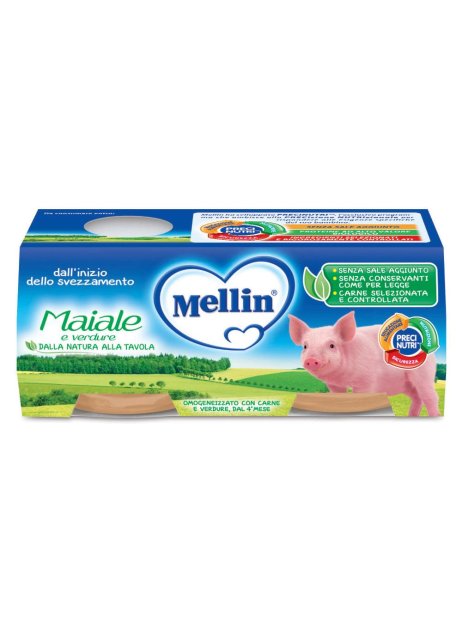 MELLIN OMOG MAIALE 2X80G