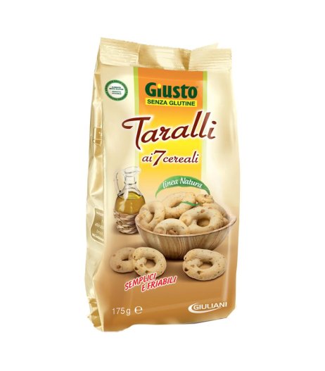 GIUSTO TARALLI 7CER 175G S/G