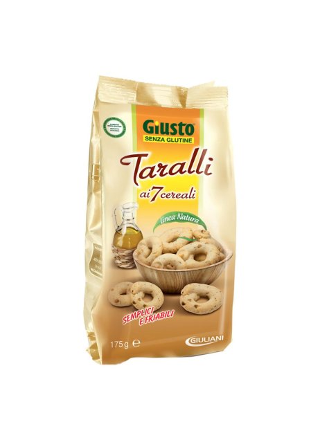 GIUSTO TARALLI 7CER 175G S/G