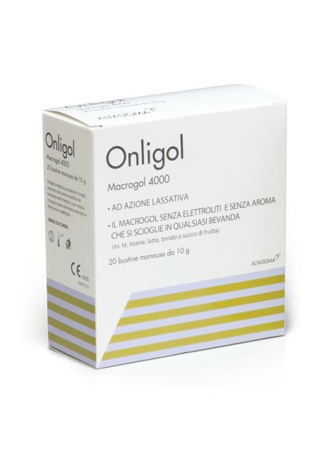 Onligol Macrogol 4000 20 bustine - Integratore Lassativo 