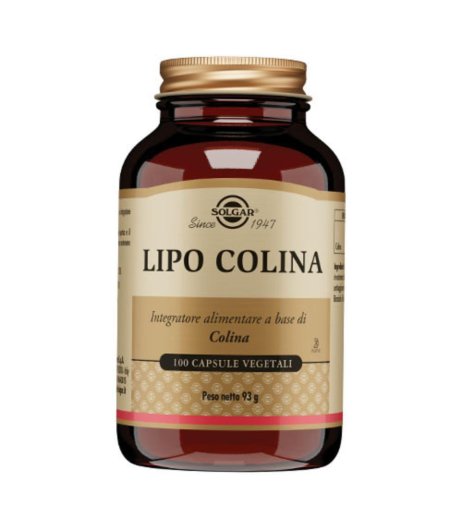 LIPO COLINA 100VEGICPS SOLGAR