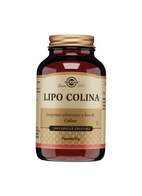 LIPO COLINA 100VEGICPS SOLGAR