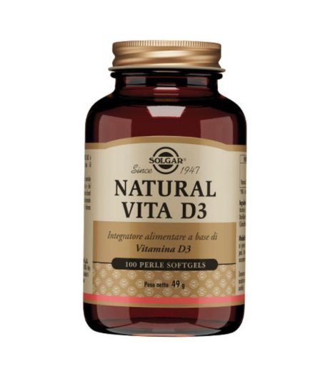 NATURAL VITA D3 100PRL SOLGAR