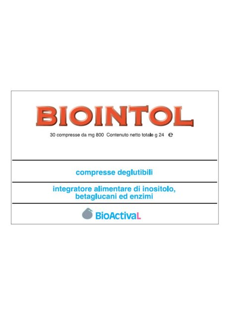 BIOINTOL INTEG 30 CPR