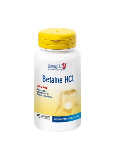 LONGLIFE BETAINE HCL 90CPR